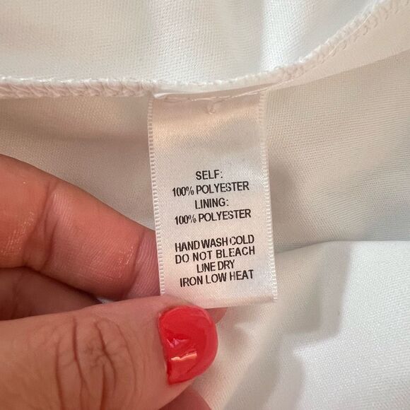 Lulu’s Far Wanderings Ivory Long Sleeve Shift Dress size small - Picture 12 of 14